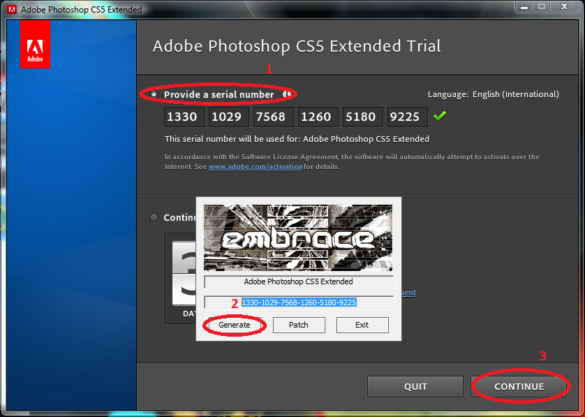 serial key for photoshop cs6 extended