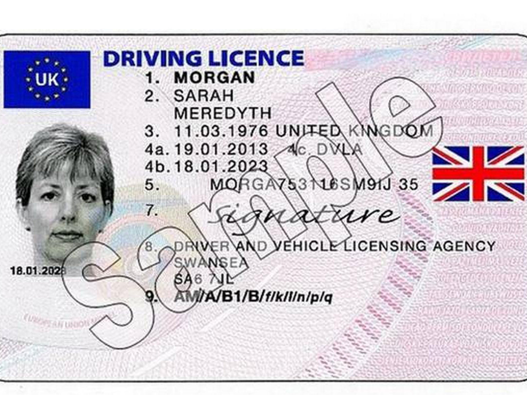 Irish Driving License Number